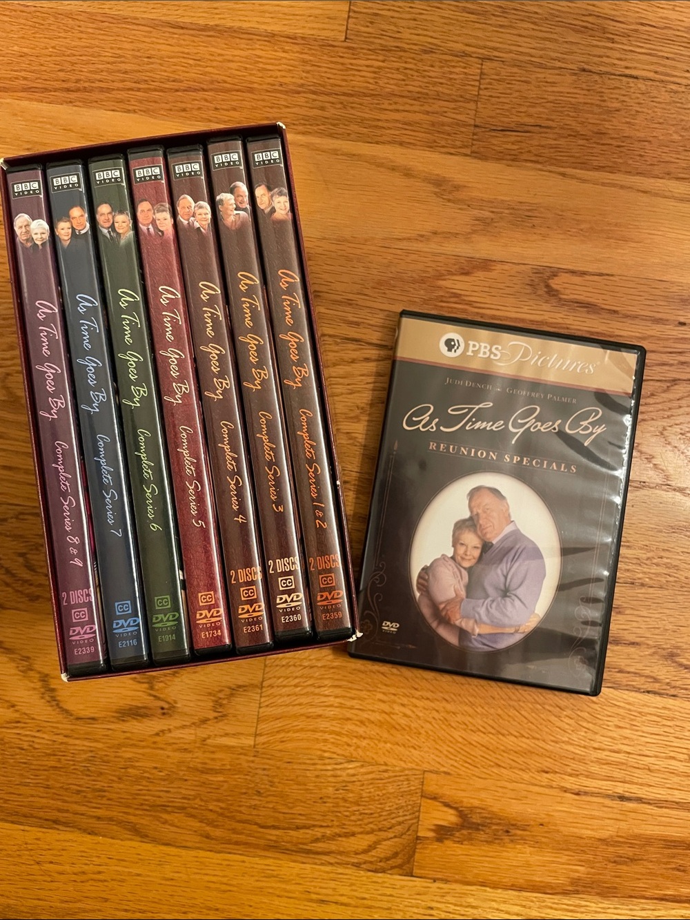 BBC series As Time Goes By dvd complete series set & Reunion Special dvd.